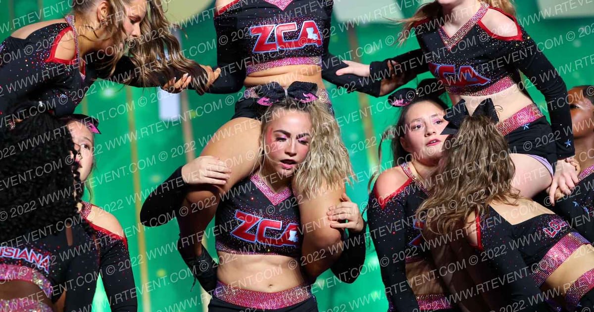 Zachary Cheer Athletics Senior Flame · Mardis Gras Grand Nationals