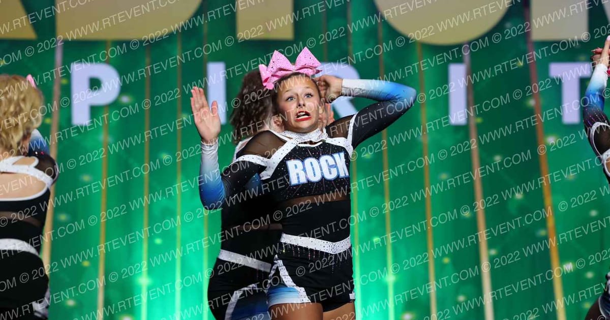 Rock Cheer Company Blush · Mardis Gras Grand Nationals