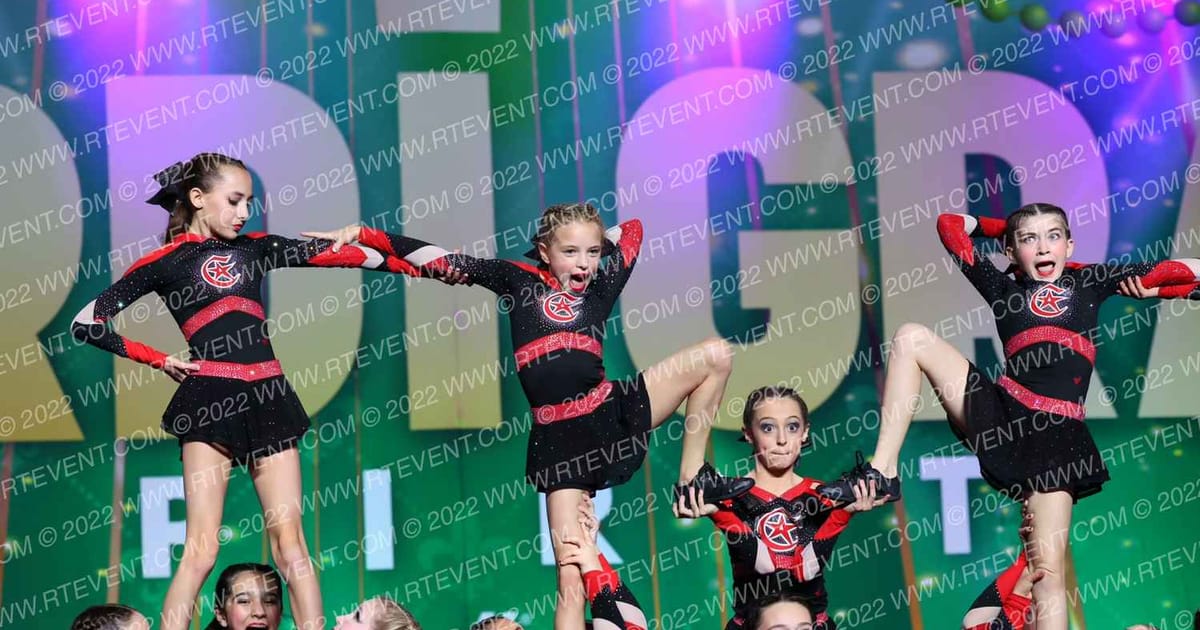 Caliber Cheer Starz Midnight · Mardis Gras Grand Nationals