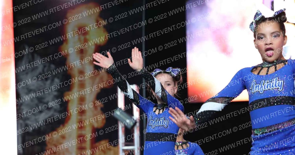 Infinity All Star Cheerleading Baby Bombs · Hard Rockin Day One