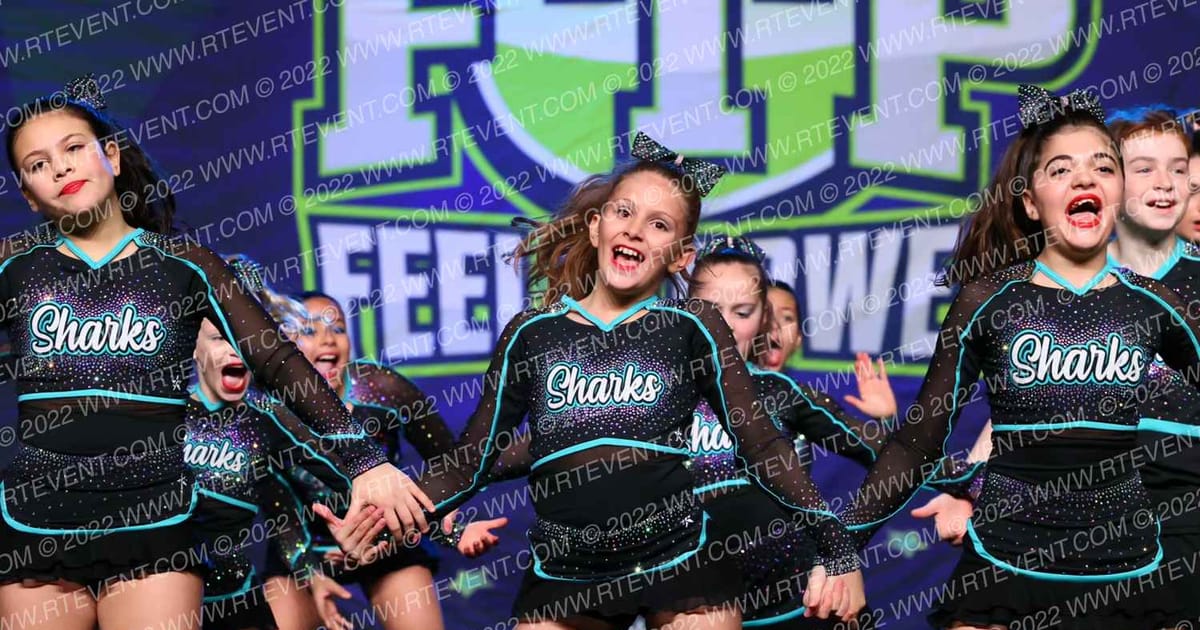 Cheer Sport Sharks - Toronto Spotted Sharks · Feel the Power