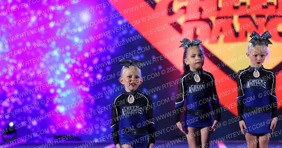 Cheer Athletics - Denver Tiny White · Spirit Sports Nationals