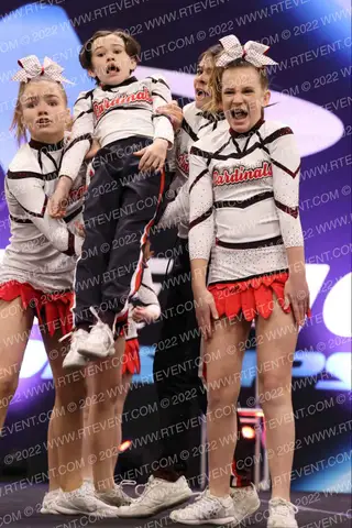 Cheer Combine Training Gym Crimson Queens and Kings