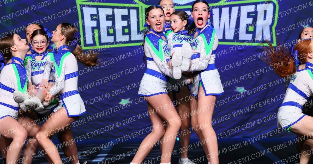 Cheer Strike Royals Regal · Feel the Power