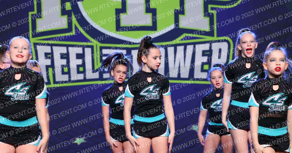 Cheer Sport Sharks - Kitchener Megamouth Sharks · Feel the Power