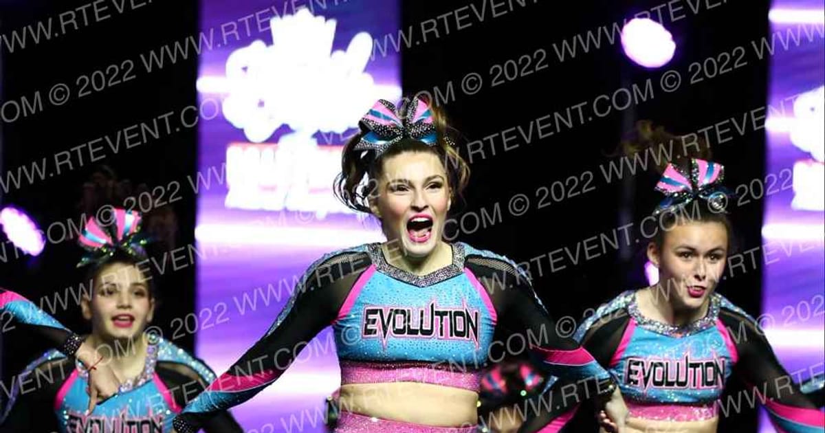 Evolution Cheer Teal Rage · SU BATB GN