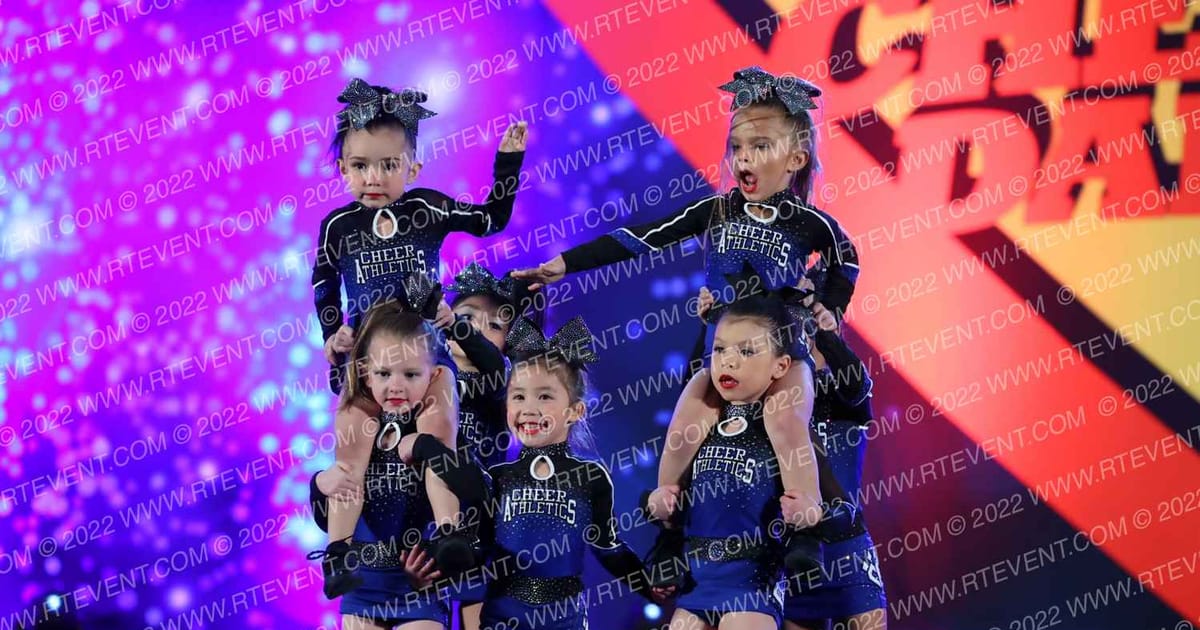 Cheer Athletics - Denver Tiny Violet · Spirit Sports Nationals