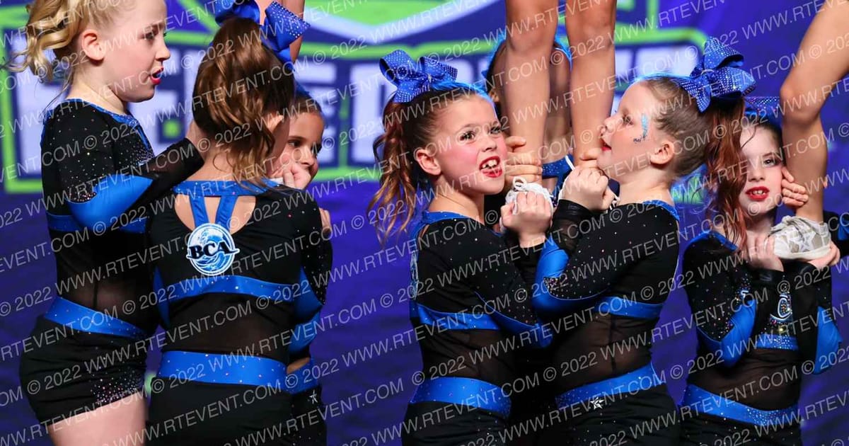 Beach Cheer Athletics Blaze · Feel the Power