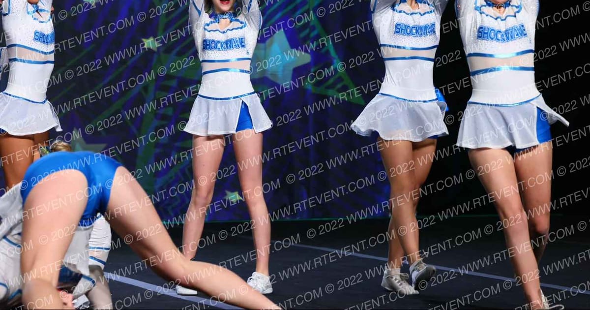 Beach Cheer Athletics Shockwave · Feel the Power