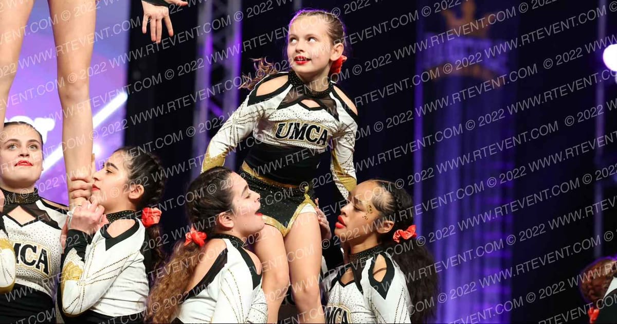 Upper Moreland Cheer Assoc TOXIC · SU BATB GN