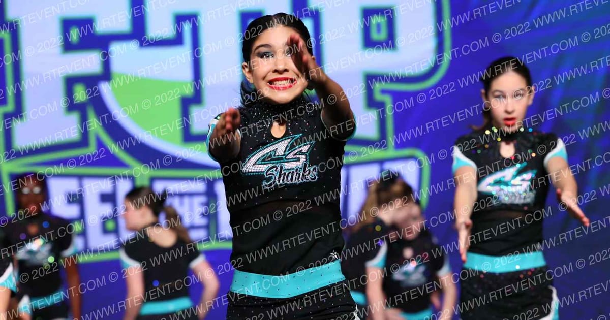 Cheer Sport Sharks - Kitchener Heartbreaker Sharks · Feel the Power