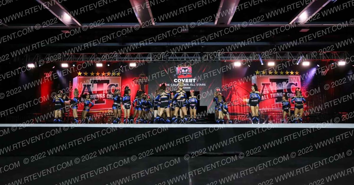 The California All Stars-Livermore Covert · All Things Cheer Grand Nationals