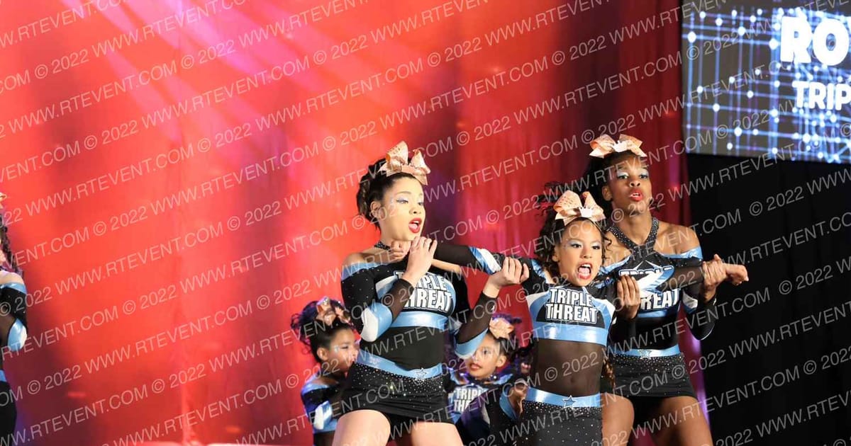Triple Threat Cheer ROYAL STARS · The American Masterpiece