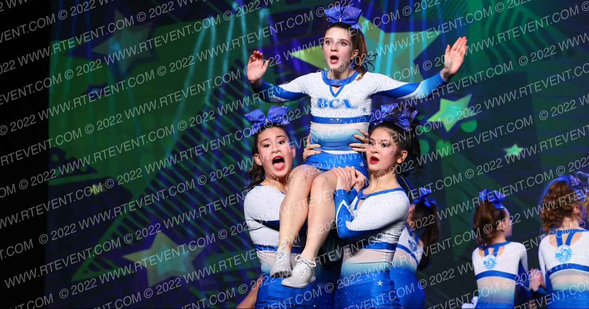 Beach Cheer Athletics Tidalwave · Feel the Power