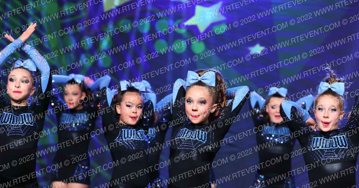 Black Widow Cheer Gym Poison · Feel the Power