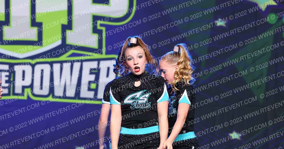 Cheer Sport Sharks - Kitchener Wobbegong Sharks · Feel the Power