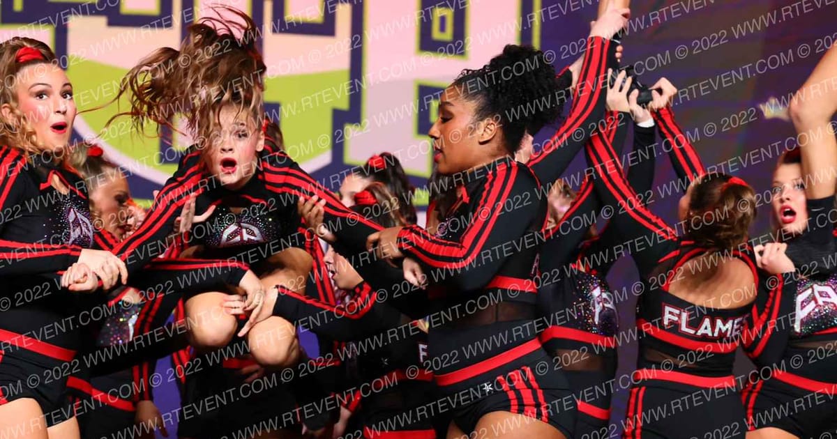 Flames Cheerleading Outblast · Feel the Power