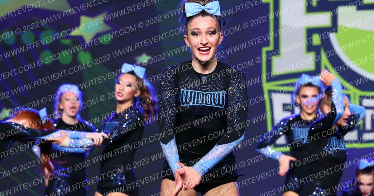 Black Widow Cheer Gym Venom · Feel the Power
