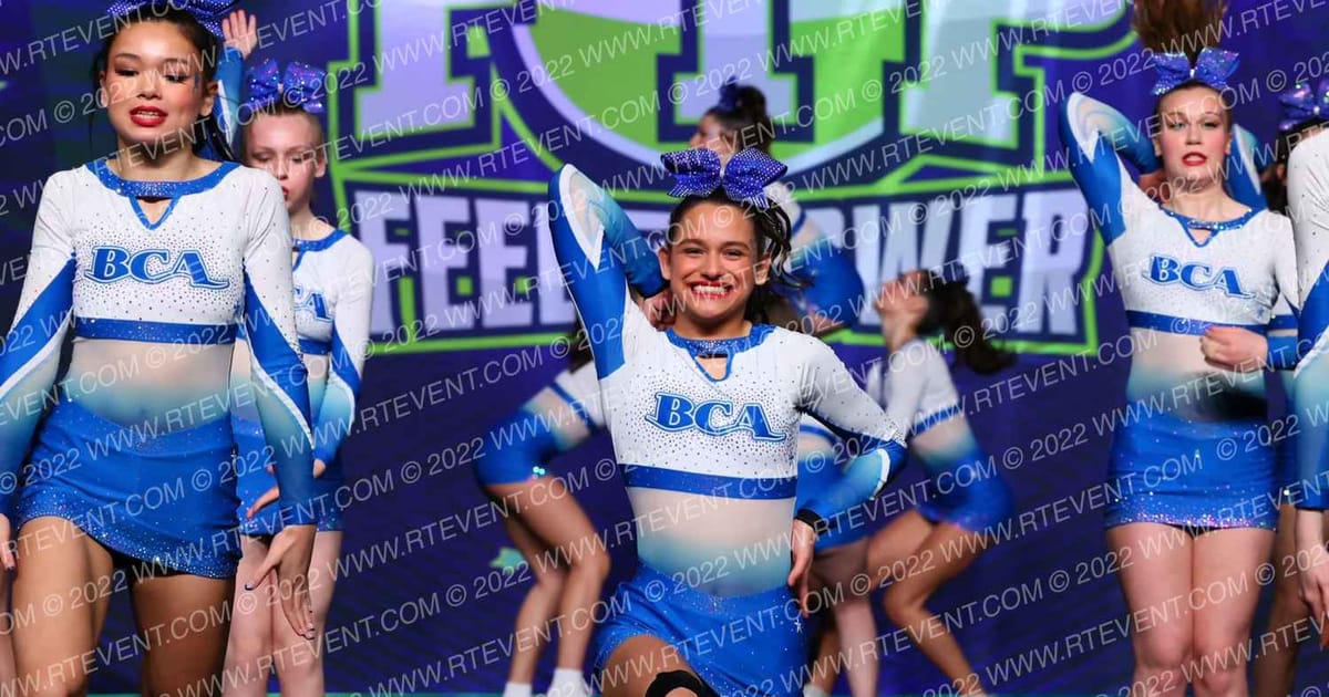 Beach Cheer Athletics Rapids · Feel the Power