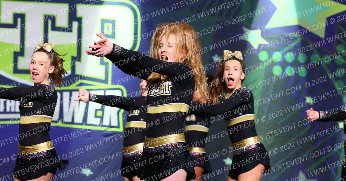 Impact Cheer Athletics Aristocats · Feel the Power