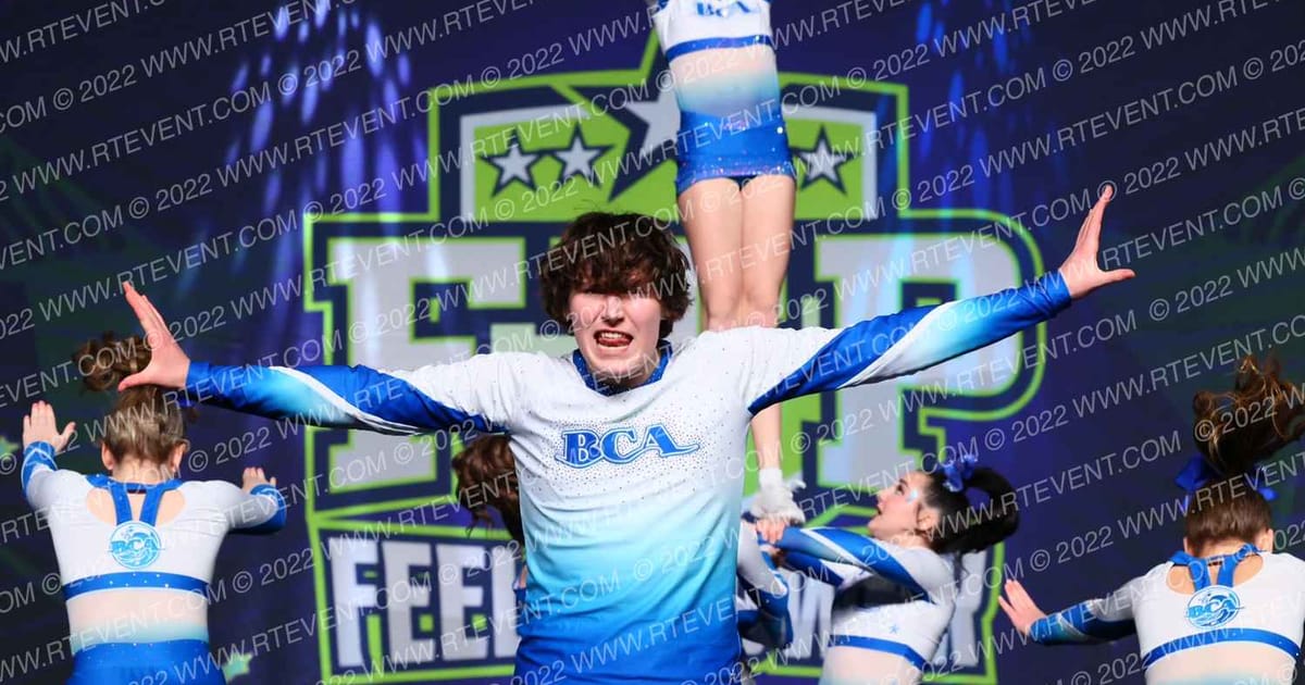 Beach Cheer Athletics JetStream · Feel the Power
