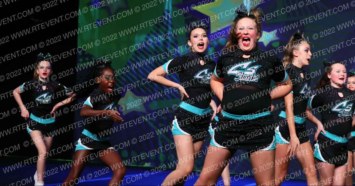 Cheer Sport Sharks - Kitchener Australian Sharks · Feel the Power
