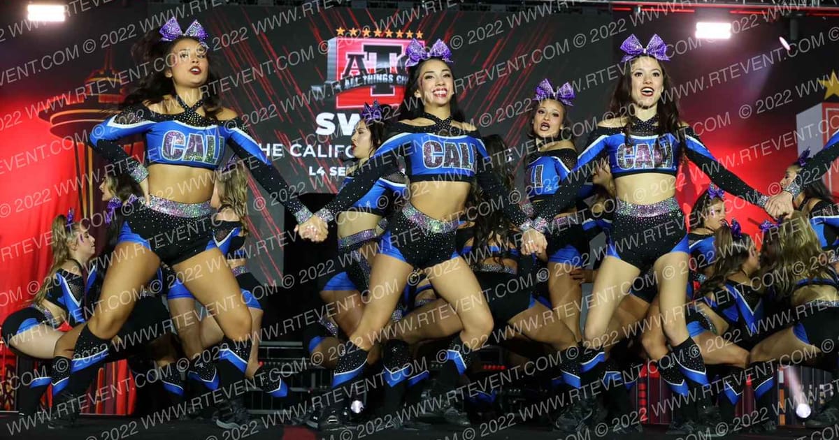 The California All Stars-Livermore Swagg · All Things Cheer Grand Nationals