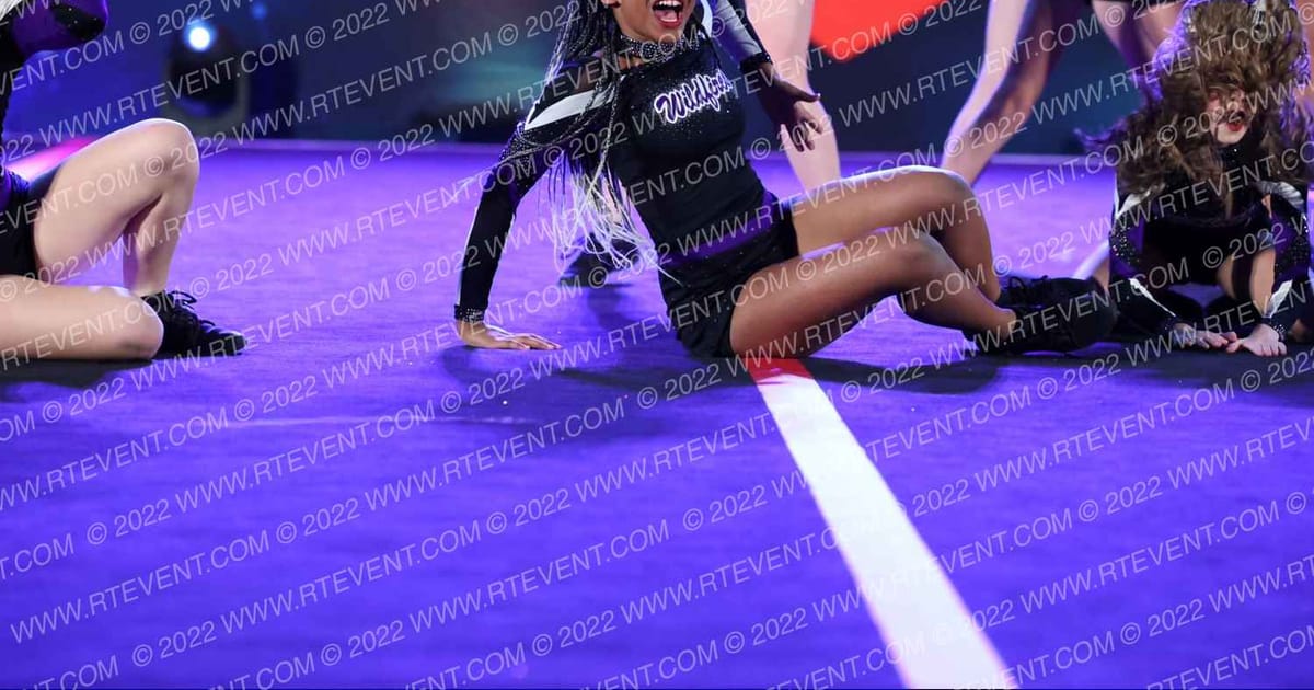 Cheer Spirit Colorado Wildfire Code Purple · Spirit Sports Nationals