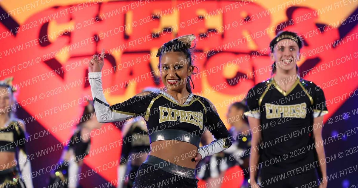 Express All Stars Express Allstars Blackout Senior Coed Cheer · Spirit Sports Nationals