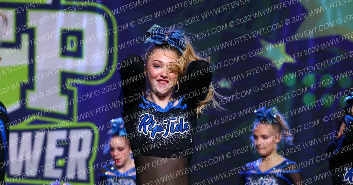Beach Cheer Athletics RipTide · Feel the Power