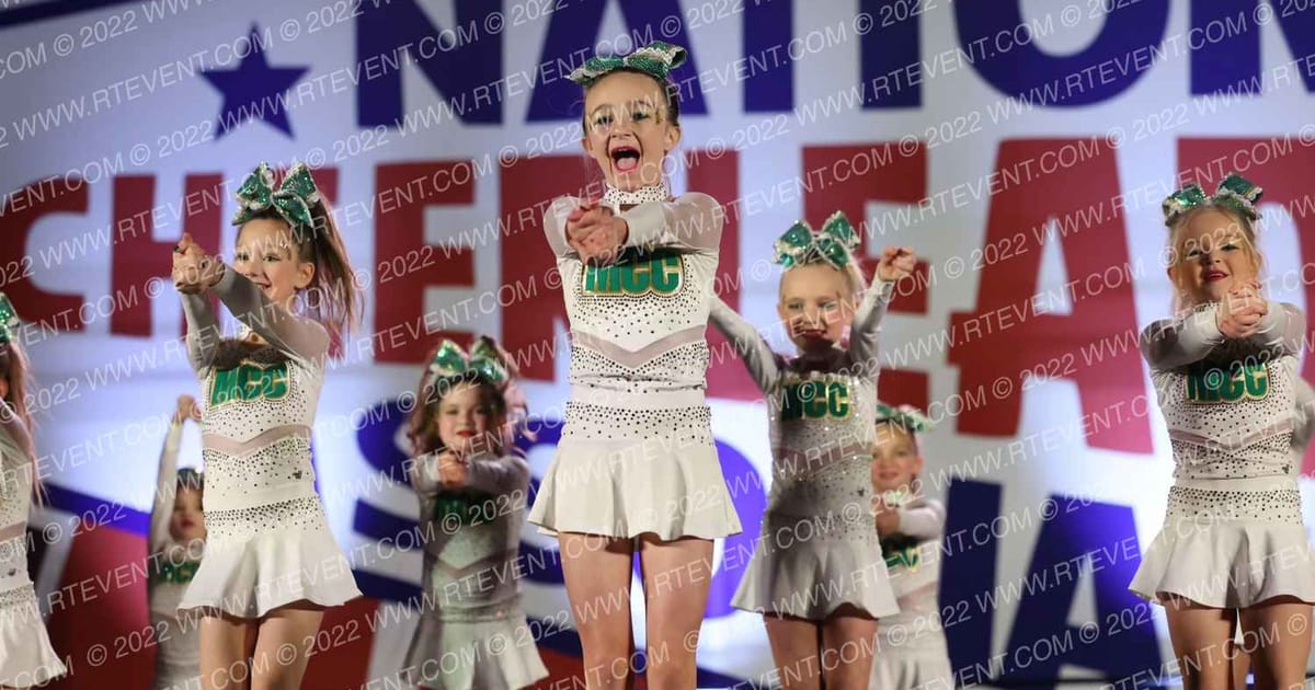 Masters City Cheer Sunflowers · NCA Atlanta Classic DII