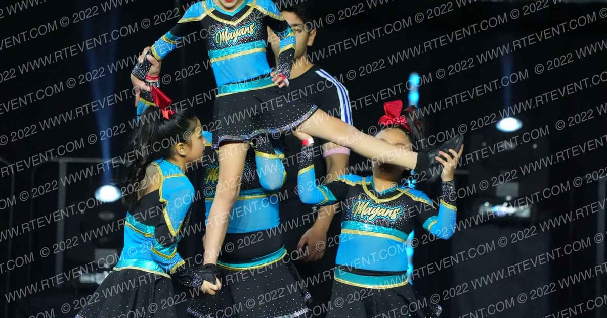 MAYANS CHEER AND DANCE SILVER LIGHTNING · SUNDAY MONDAY NA Nationals