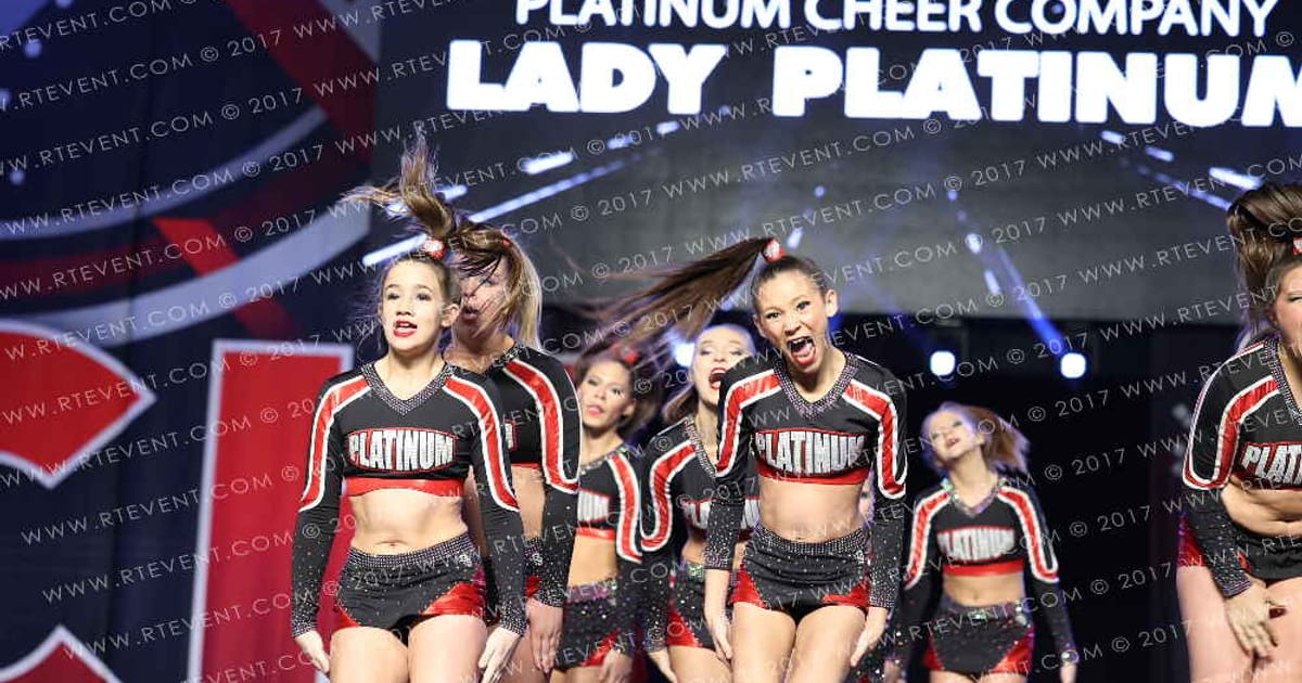 Platinum Cheer Company Lady Platinum · CHEERAPALOOZA