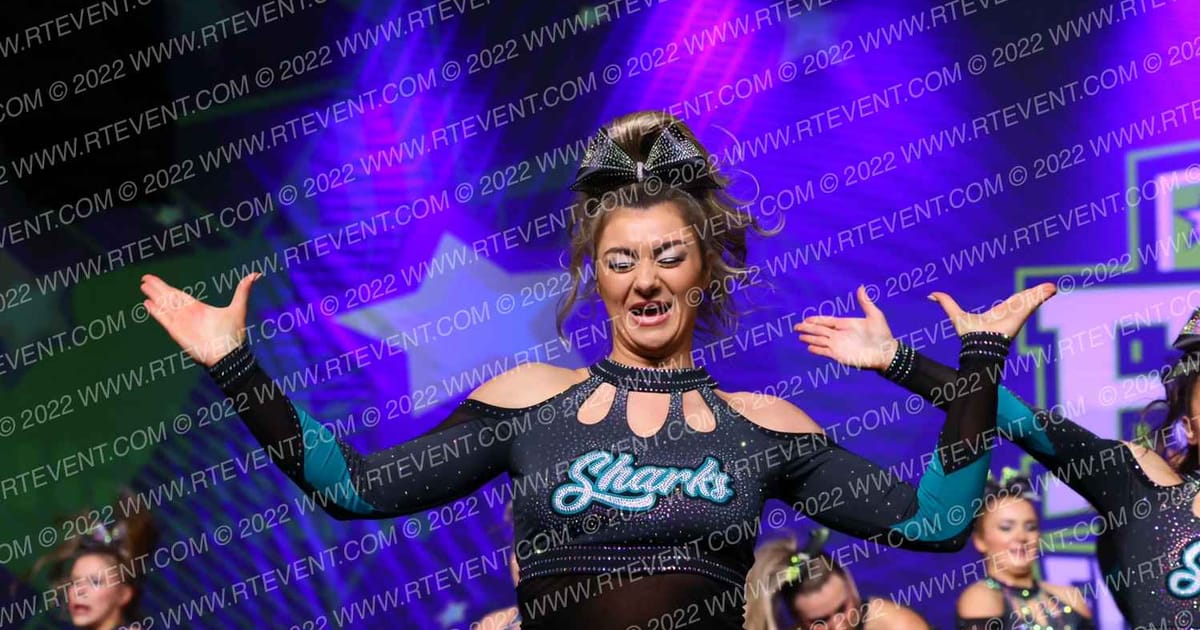 Cheer Sport Sharks - Kitchener Grey Reef Sharks · Feel the Power