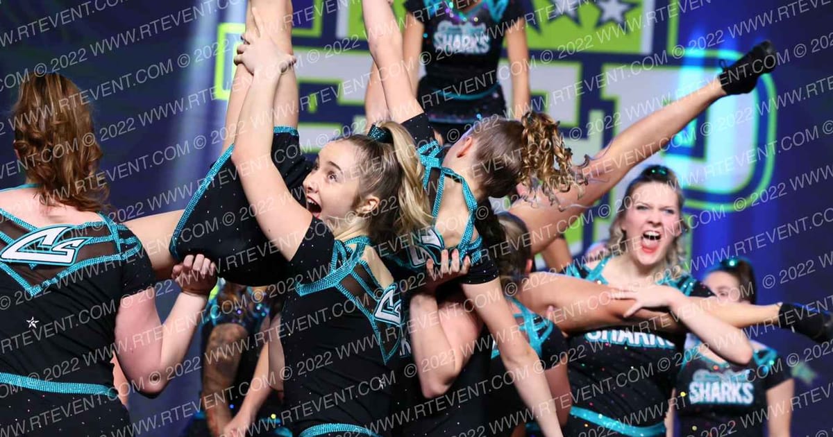 Cheer Sport Sharks - Toronto Finback Sharks · Feel the Power