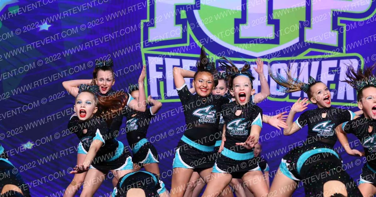 Cheer Sport Sharks - Kitchener Apple Sharks · Feel the Power
