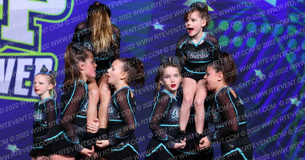 Cheer Sport Sharks - Toronto Sharptooth Sharks · Feel the Power