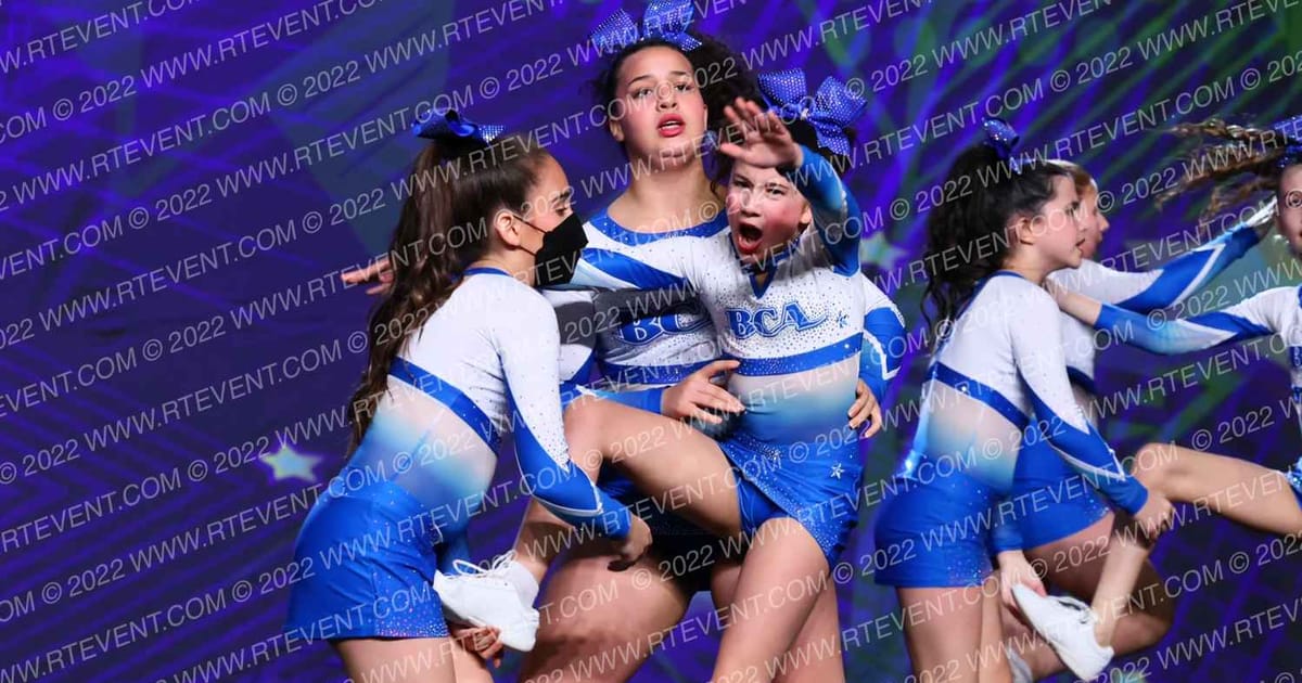Beach Cheer Athletics Swirl · Feel the Power