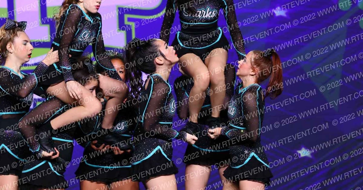 Cheer Sport Sharks - Toronto Cryptic Sharks · Feel the Power