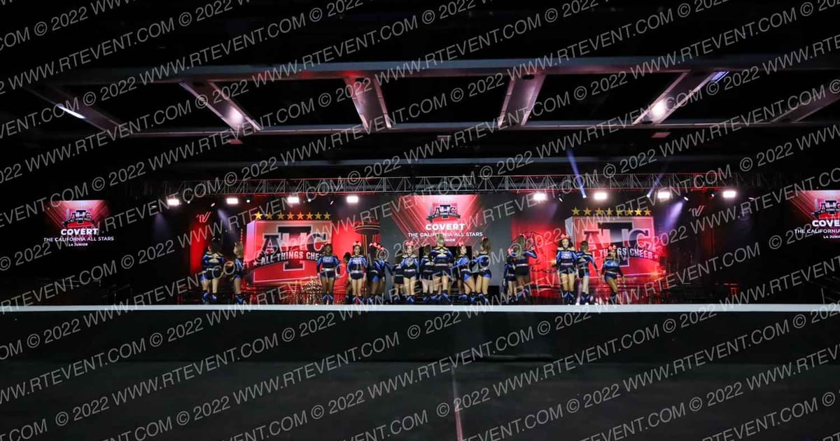 The California All Stars-Livermore Covert · All Things Cheer Grand Nationals