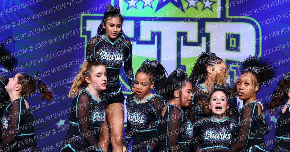 Cheer Sport Sharks - Toronto Jewel Sharks · Feel the Power