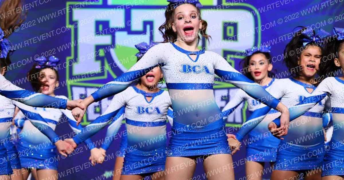 Beach Cheer Athletics Surge · Feel the Power