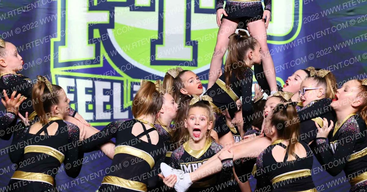Impact Cheer Athletics Scratch · Feel the Power