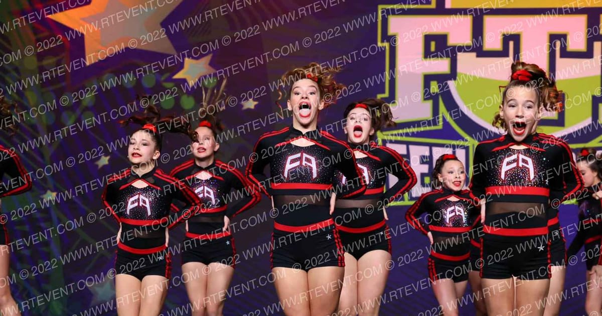 Flames Cheerleading Code Red · Feel the Power