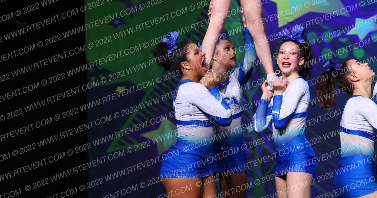 Beach Cheer Athletics Tidalwave · Feel the Power