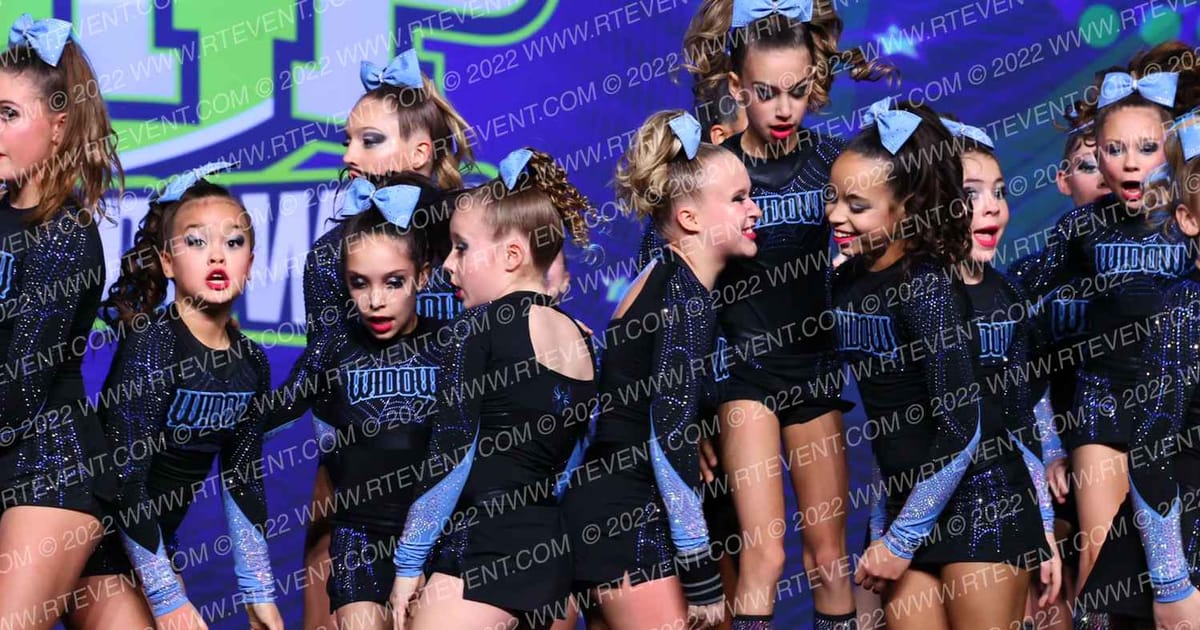 Black Widow Cheer Gym Poison · Feel the Power