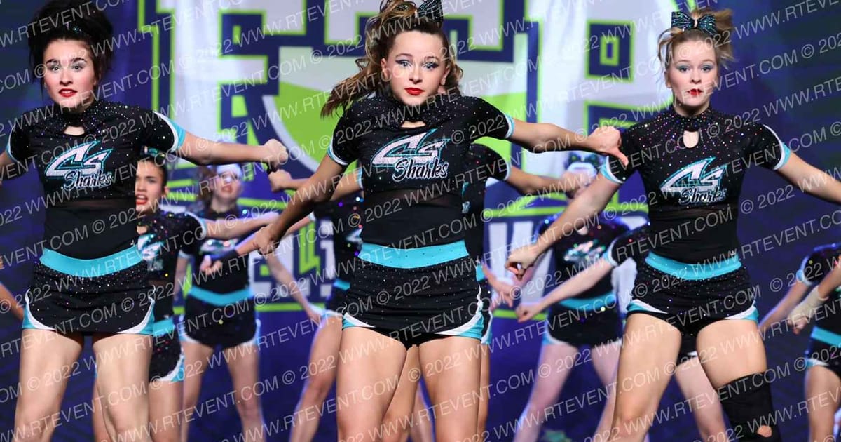 Cheer Sport Sharks - Kitchener Caribbean Sharks · Feel the Power