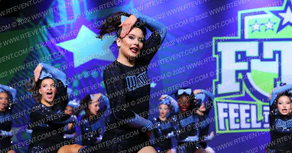 Black Widow Cheer Gym Venom · Feel the Power