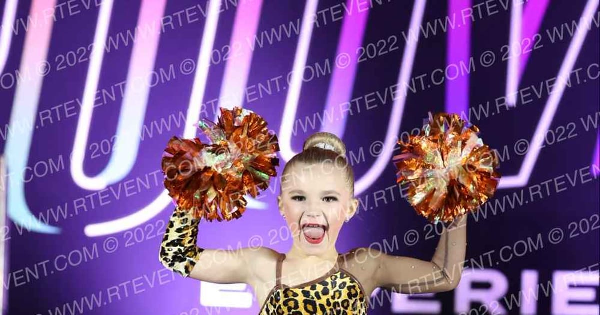 Rainbow Dance Academy TINY ELITE POM · Athletic Dance Grand and Cheer Nationals