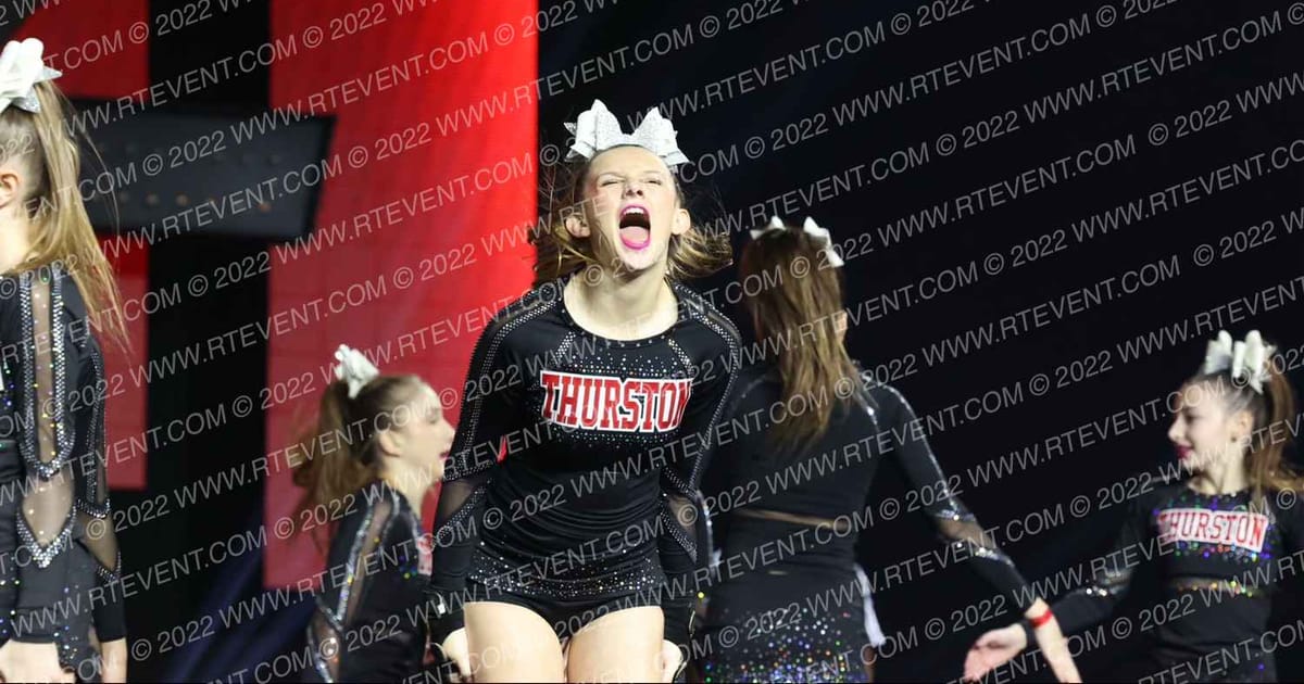 THURSTON CHEER ATHLETICS DIAMONDS · SUNDAY MONDAY NA Nationals